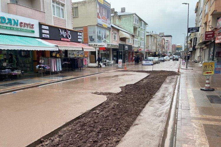Kocaeli Körfez Ağadere Caddesinde altyapı çalışmaları tamamladı 