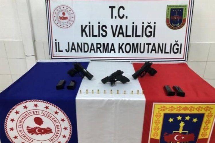 Kiliste jandarmadan silah ve mühimmat kaçakçılığı operasyonu