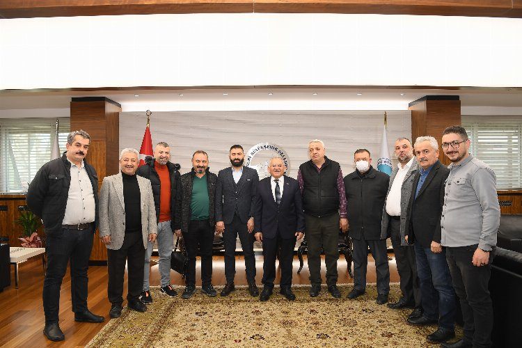 Kayseri Yeraltı Çarşısı esnafından Hizmet teşekkürü 
