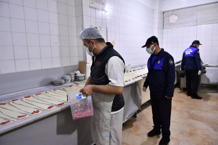 Bursa Osmangazide fırın ve pastanelere Ramazan denetimi 