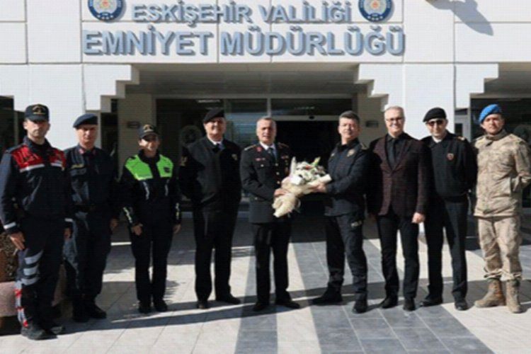 Eskişehirde Jandarmadan Emniyete 177. yıl ziyareti