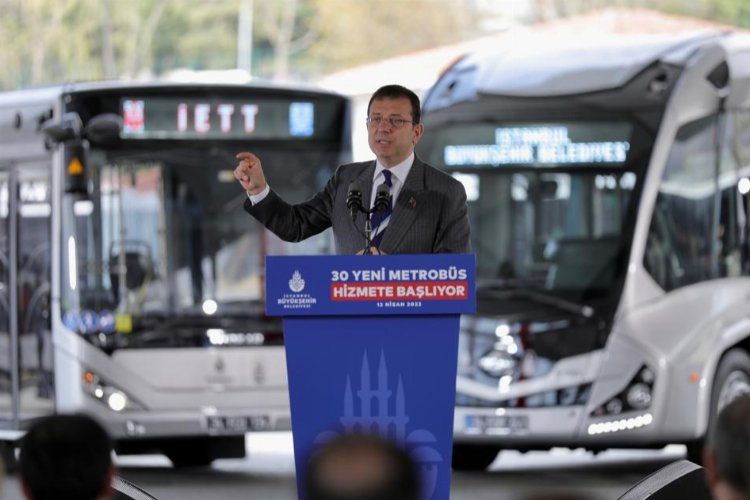 İstanbulda 30 yeni metrobüs sahaya çıktı