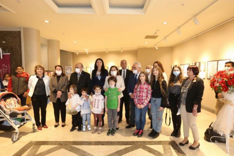 Gaziantepte “Uluslararası Çocuk Resimleri Sergisi” açıldı