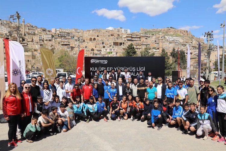 Spor Toto Kulüpler Yürüyüş Ligi 1. Kademe Yarışması Mardinde yapıldı