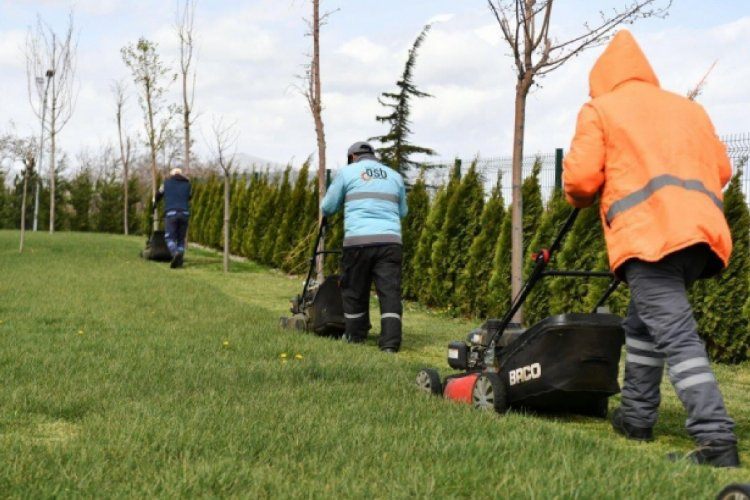 Kayseri OSBden park temizliği