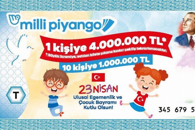 4 milyon TL’lik büyük ikramiye tam bilete çıktı