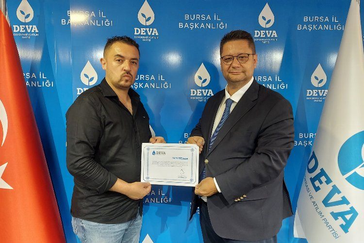 DEVAnın Bursa Büyükorhandaki ilçe başkanı istifası ile ilgili açıklama