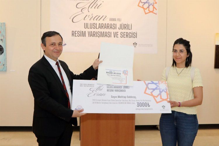 Ahi Evran Resim Yarışmasının ödülleri sahiplerini buldu