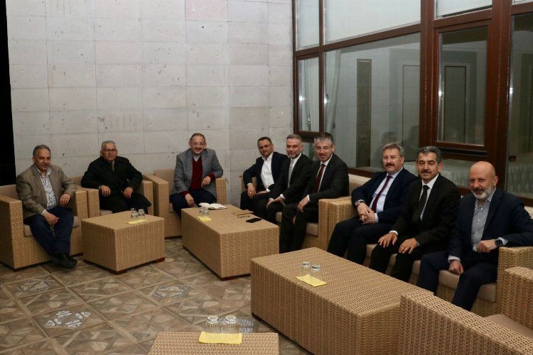 Kayseri başkanlardan Özhasekiye brifing