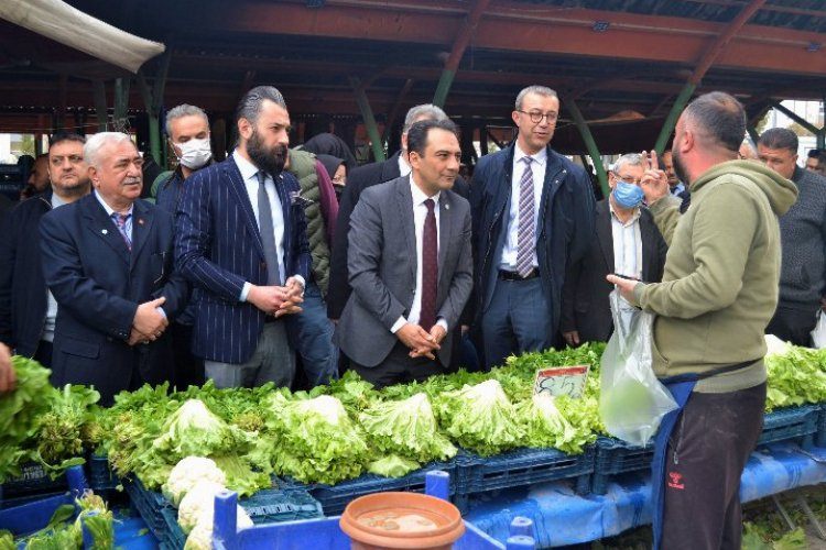 İYİ Parti Kayseriden esnaf turu