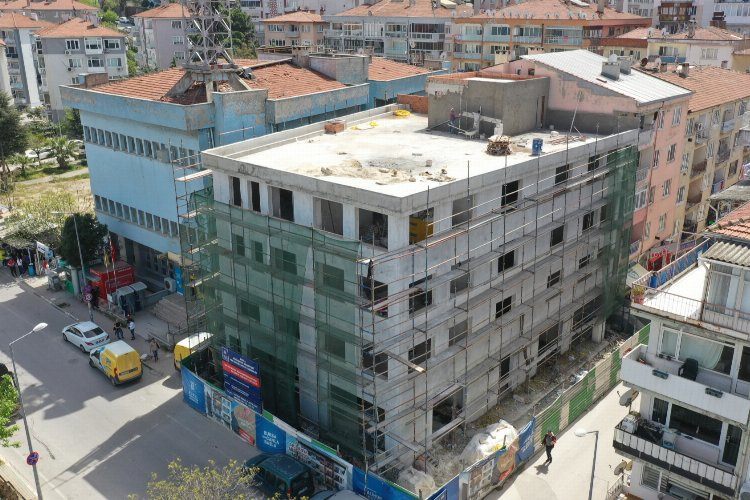 Bursa Mudanyada Aile Destek Merkezinin kaba inşaatı tamam