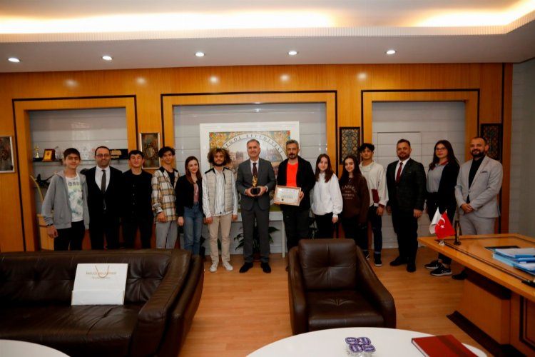 Bursa İnegölde Başkan Taban Halk Dansları topluluğunu ağırladı 