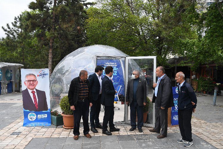 Kayseride İletişim Küresi ne büyük ilgi 
