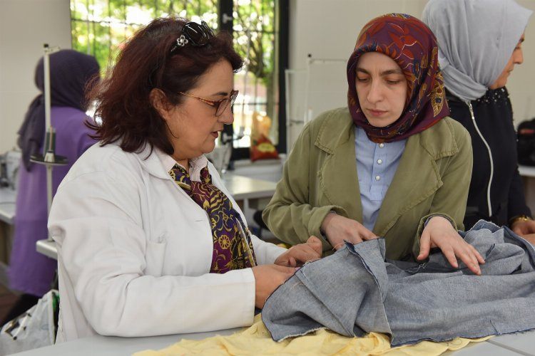 Bursa Yıldırımdan kadınlara Mesleki Eğitim kursları 