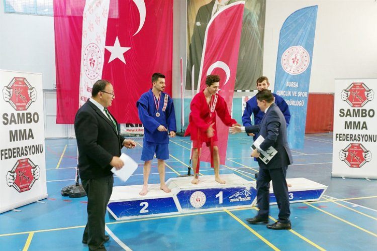 Sambo Türkiye Şampiyonası Bursada yapıldı... Uluslararası şampiyonaya Keles talip