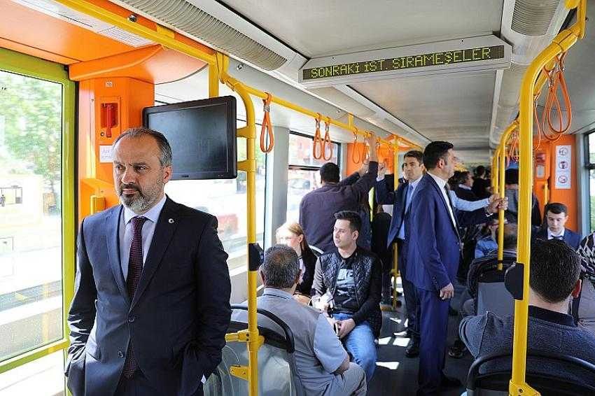 Bursa ulaşımında rekor