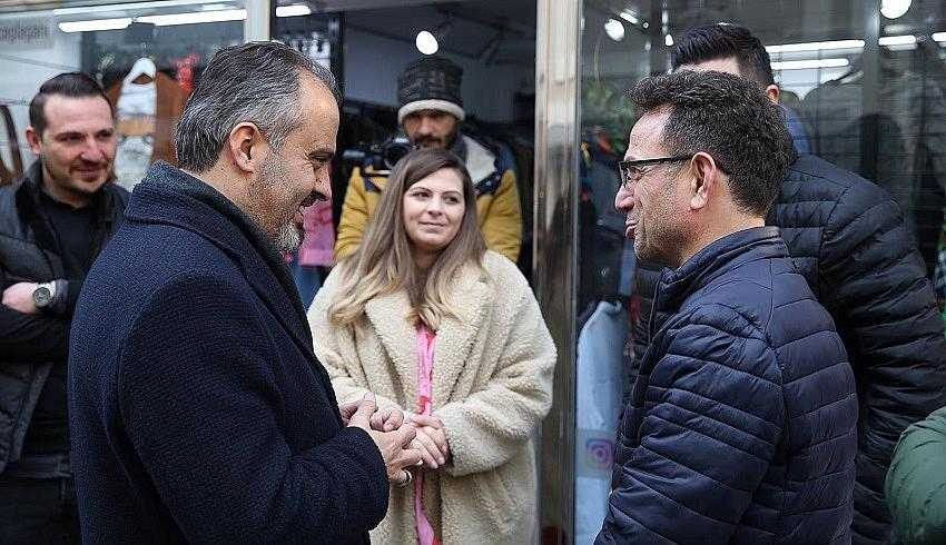 Başkan Aktaş, esnafın talep ve şikayetlerini dinledi
