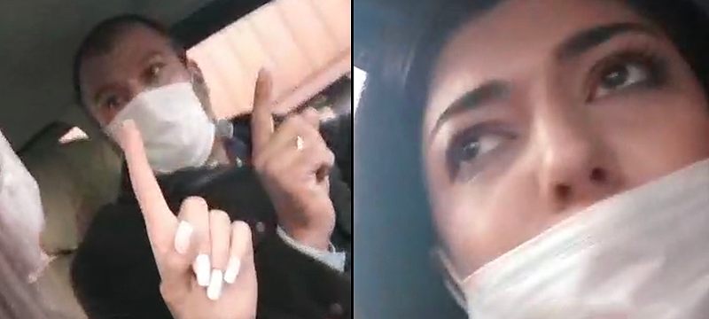 Taksiciden şok tehdit: Seni gebertirim kadın