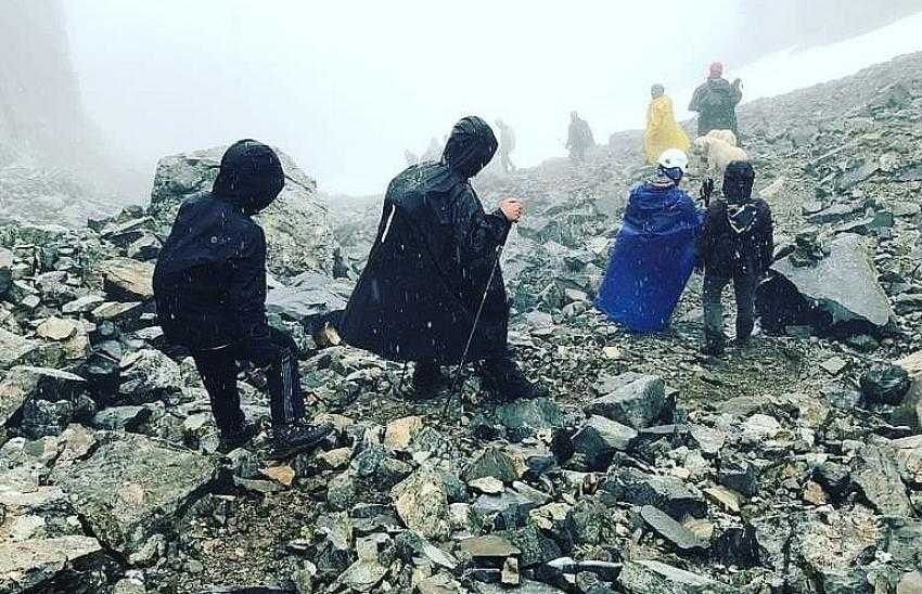 3300 metrede tipi sonrası dönüş kararı aldılar...