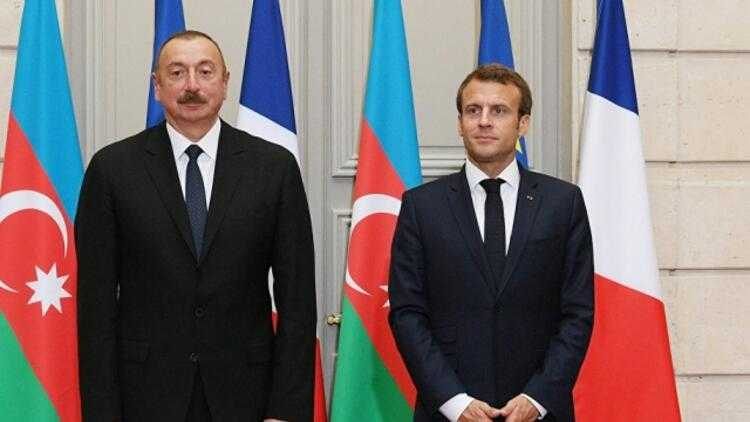 Aliyev ve Macron