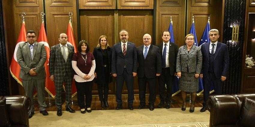 Fransız heyetinden Başkan Aktaş