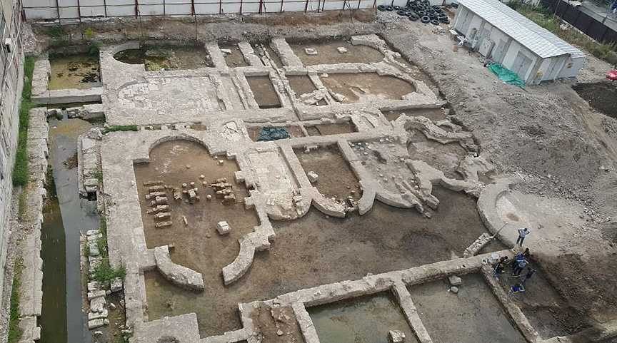 İnşaat alanındaki kalıntı 