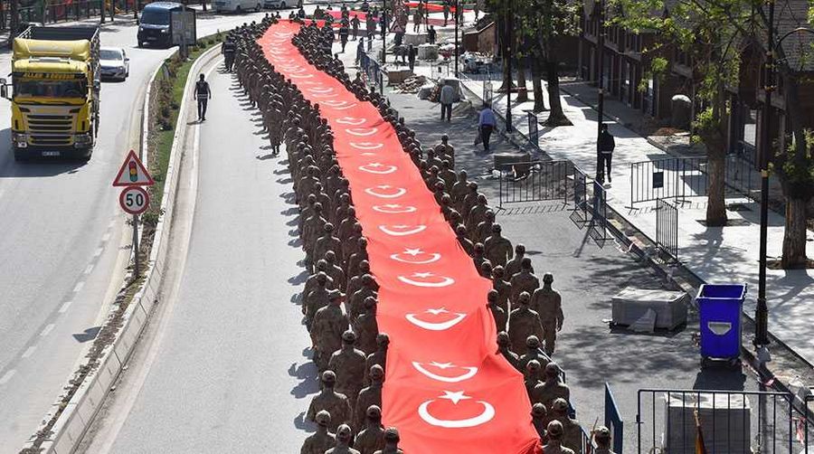 57. Alaya vefa yürüyüşü