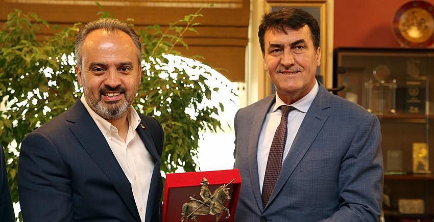 Aktaş’tan Dündar’a ziyaret: Bursa için birlikte çalışıyoruz