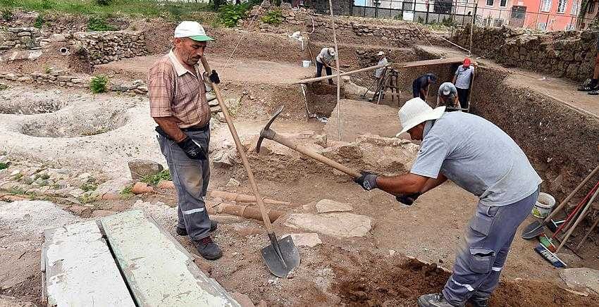 Arkeopark kazılarında sona gelindi