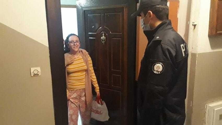 Ümraniye polisinden anlamlı ziyaret