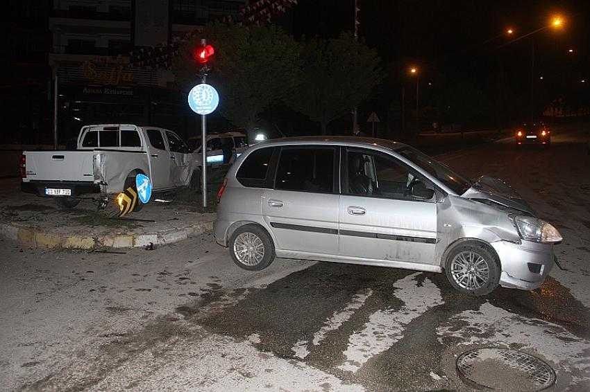 Elazığ’da trafik kazası:2 yaralı