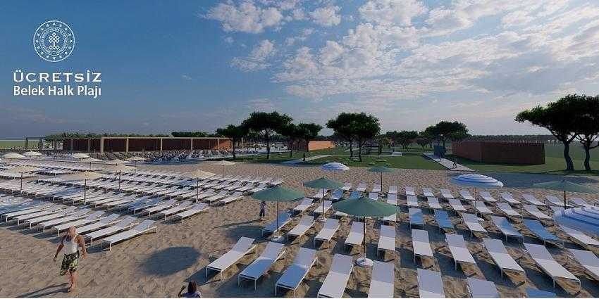 Kültür ve Turizm Bakanlığı, bu yaz sezonuna kadar tamamlamayı planladığı Antalya’daki iki ücretsiz halk plajı için çalışmalarına hız verdi.