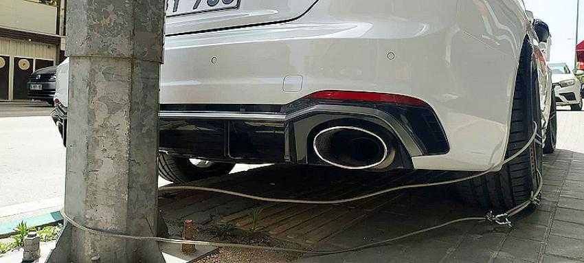 Bursalı vatandaş 400 bin liralık aracını direğe bağladı...
