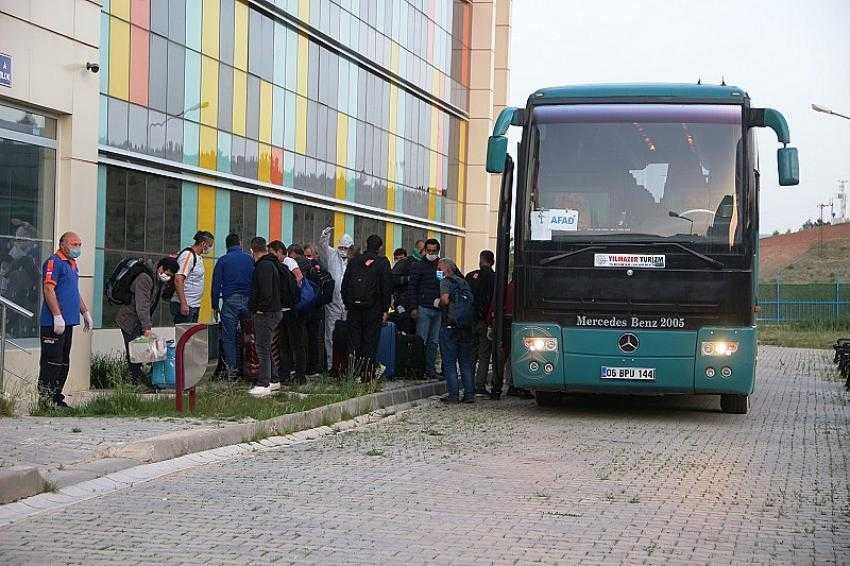 Tanzanya’dan Kırıkkale’ye getirilen 53 kişi, karantinaya alındı