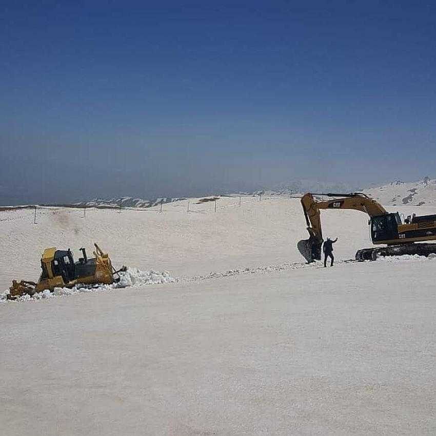 Mayıs ayında 5 metre karla mücadele