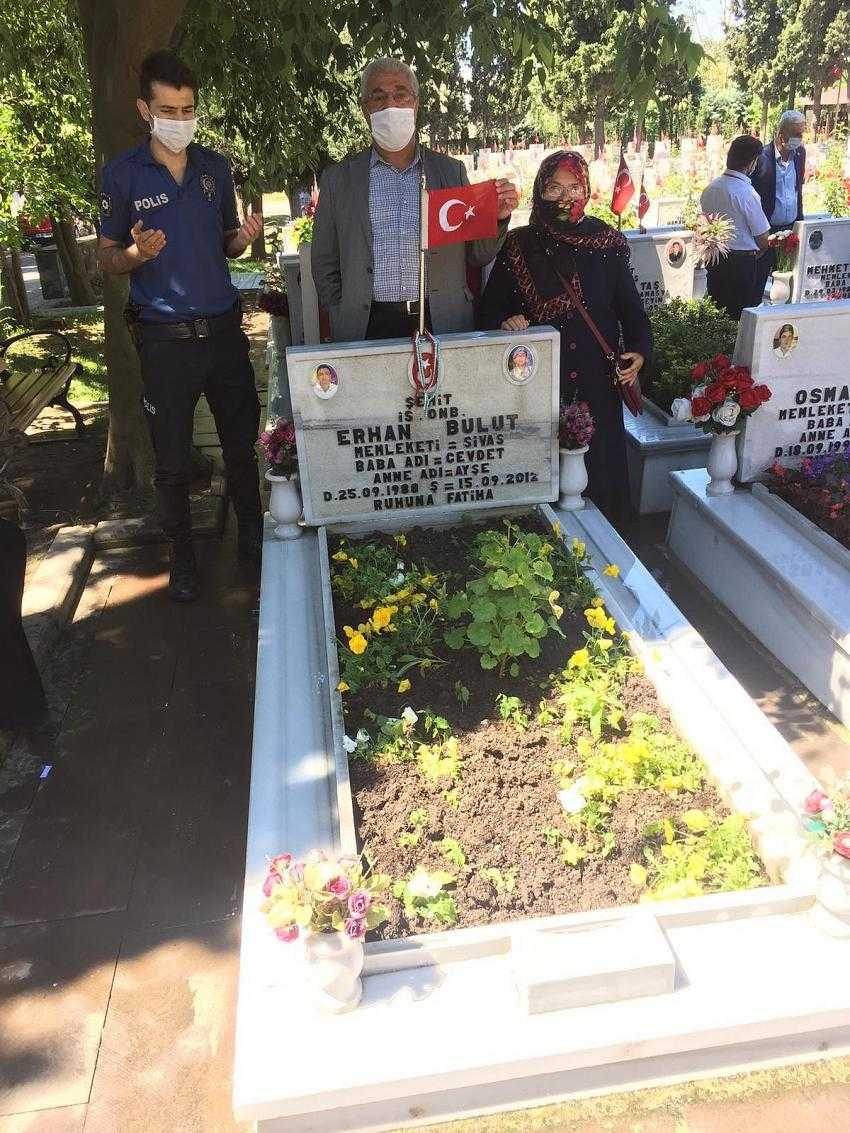 Polis ekipleri şehit yakınlarının isteklerini karşılıksız bırakmadı