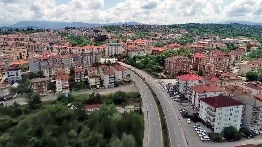 Bartın’da sokağa çıkma kısıtlamasına droneli denetim