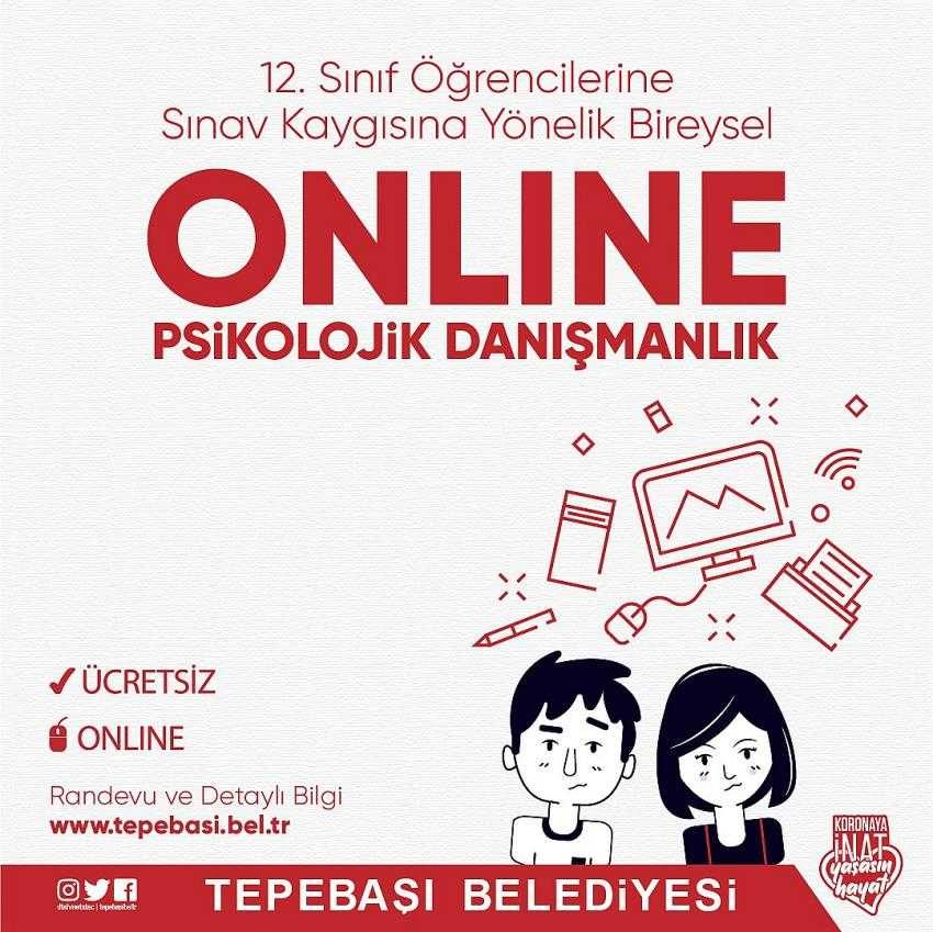 Tepebaşı’ndan gençlere sınav desteği