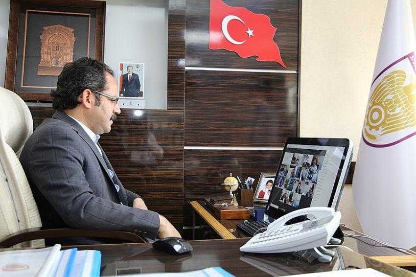Genel Sekreter Kaya, online görüştü