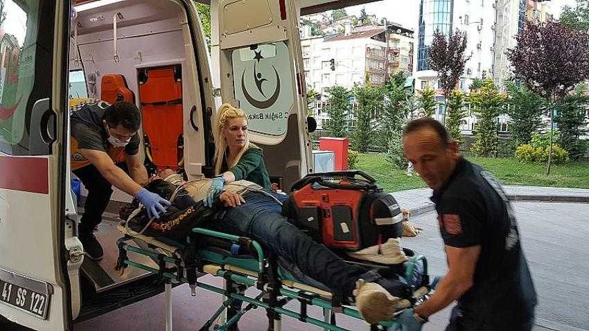 Aracın çarptığı motosiklet sürücüsü hayatını kaybetti
