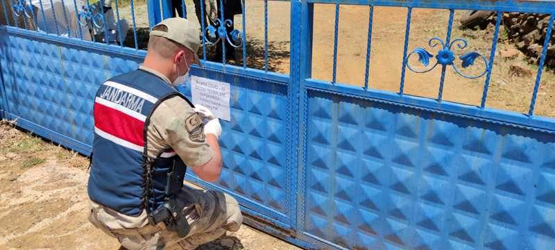 Geçmiş bayram ziyaretiyle 14 ev karantinada