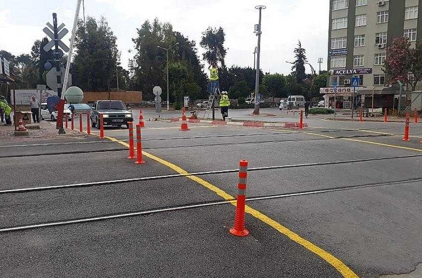 Tarsus’taki hemzemin geçitlerde bakım çalışması