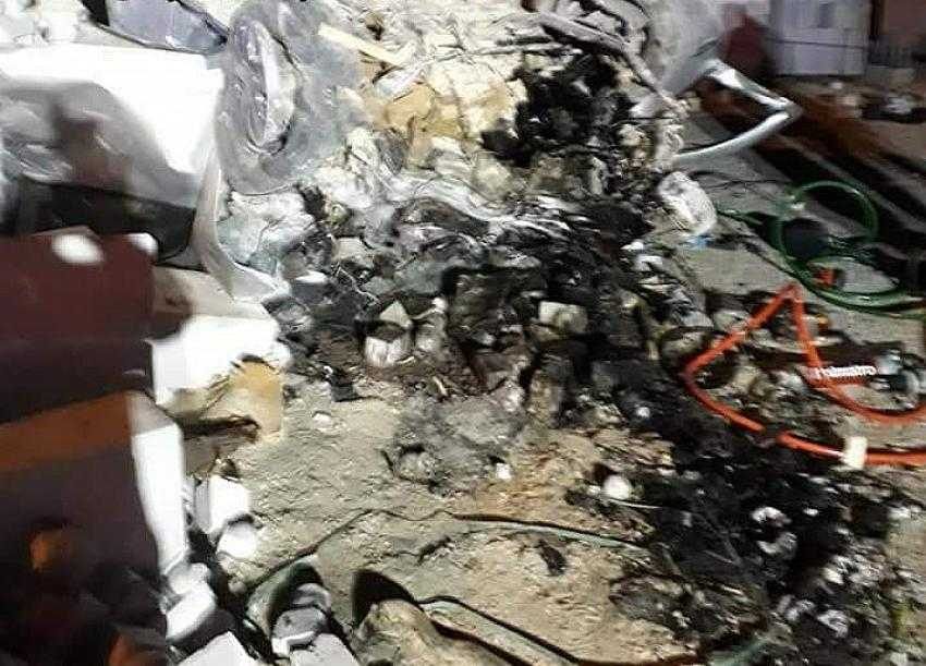 Afyonkarahisar’da kontrolden çıkan otomobil mermer fabrikasına girdi: 1 ölü, 3 yaralı