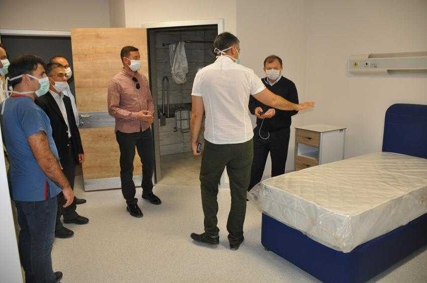 İl Sağlık Müdüründen hastanede inceleme