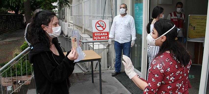 Koronavirüs tedbirleri kapsamında ilk sınav