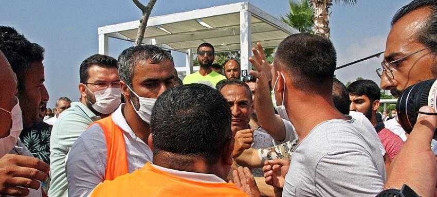 Dünyaca ünlü sahilde loca gerginliği