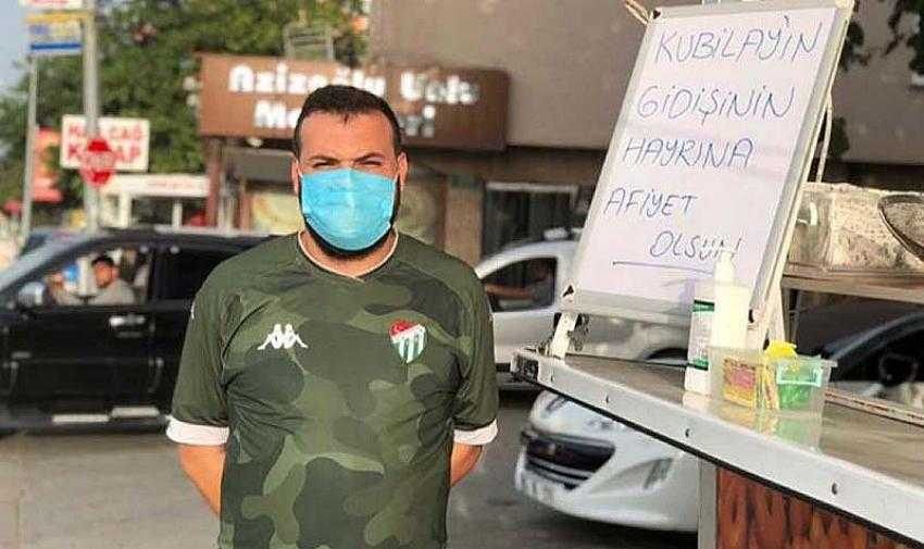 Bursaspor’dan ayrılan Kubilay için lokma döktürdü