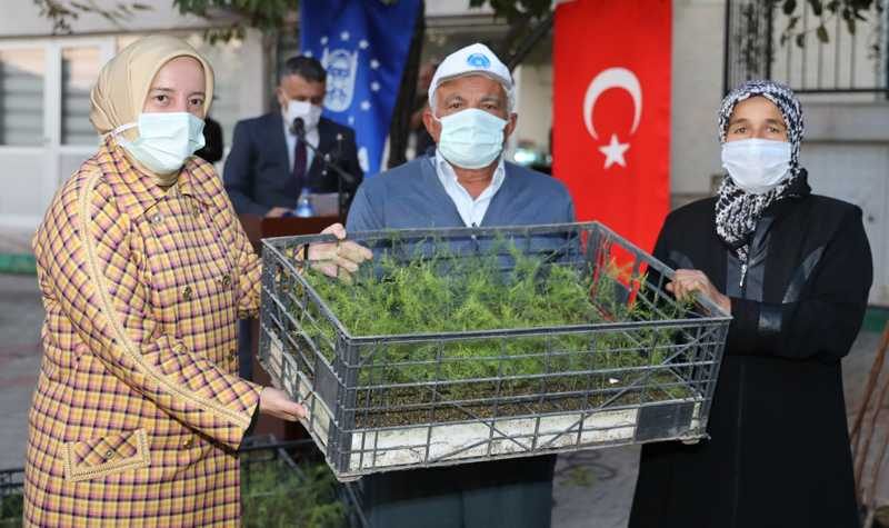 Bursa Büyükşehir’den dağ yöresine nitelikli tarım desteği
