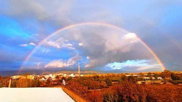 Bursa’da gökkuşağı görüntüsü büyüledi