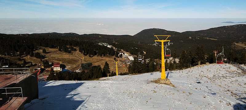 Uludağ’da turist çok, ama kar yok...